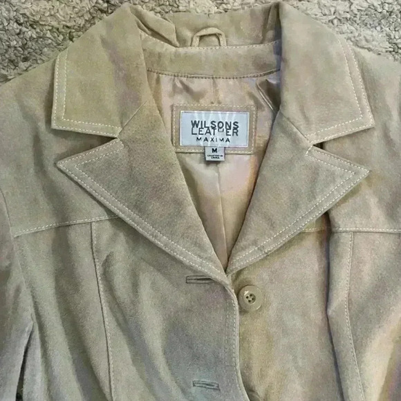 CLASSIC AND FABULOUS Wilson Suede Tan Jacket NWOT - Picture 4 of 5